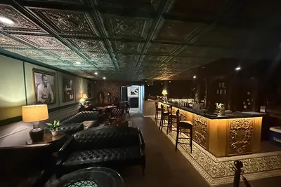 Little River Distillery speakeasy interior