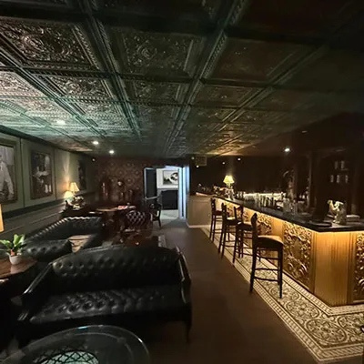 Little River Distillery speakeasy interior