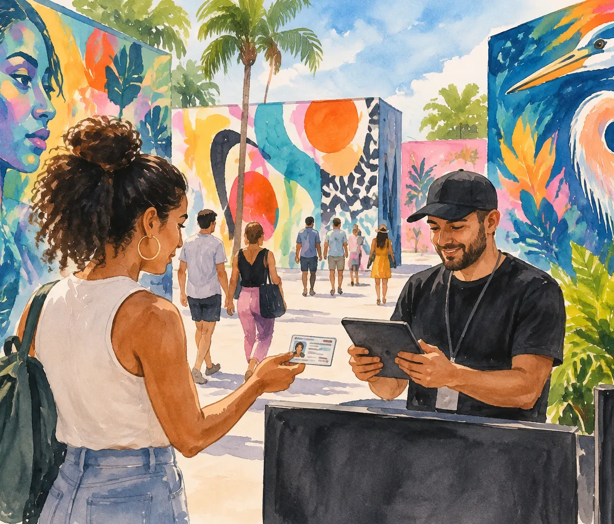 AI-generated illustration for “Wynwood Walls is free for Miami-Dade residents. Here is how to visit.”