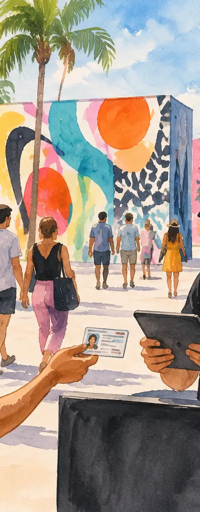 AI-generated illustration for “Wynwood Walls is free for Miami-Dade residents. Here is how to visit.”