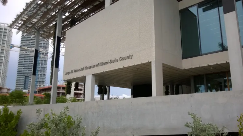The bayfront terrace of Pérez Art Museum Miami