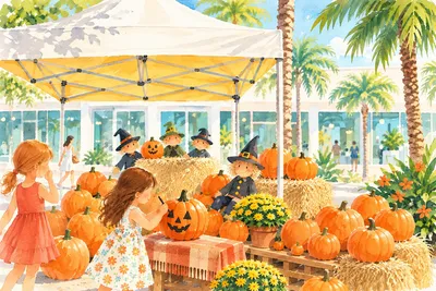 Illustration based on a photo, Miami-Dade