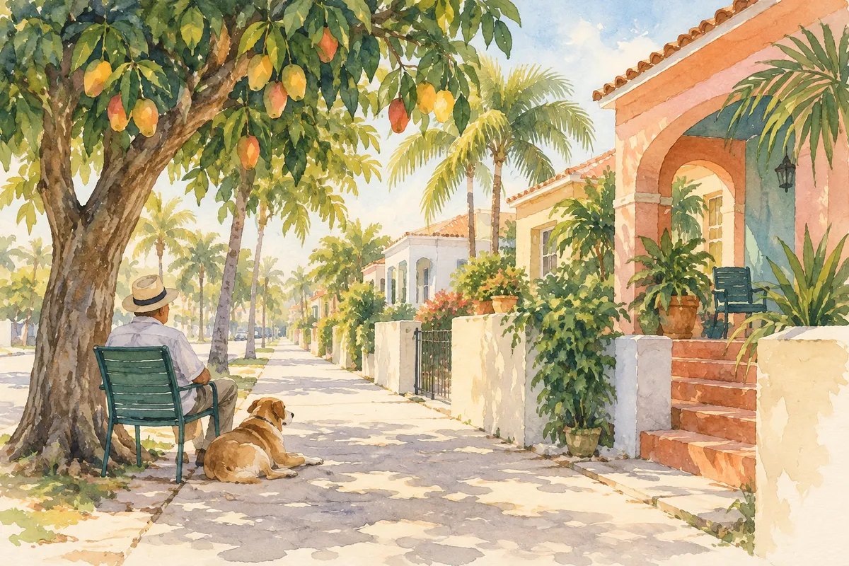 Illustration: civic plaza and public walkways, City of Miami