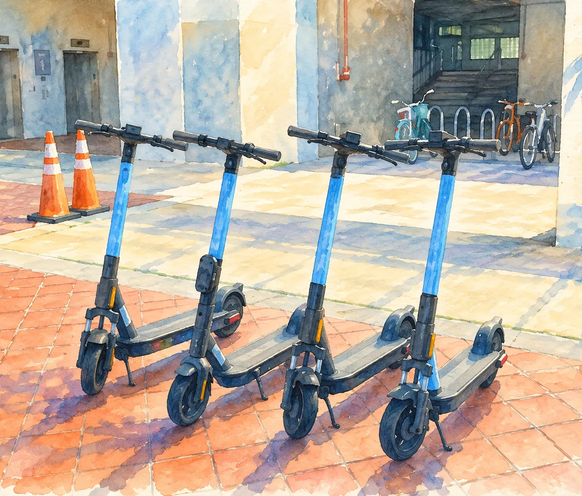 Illustration based on a photo, City of Miami