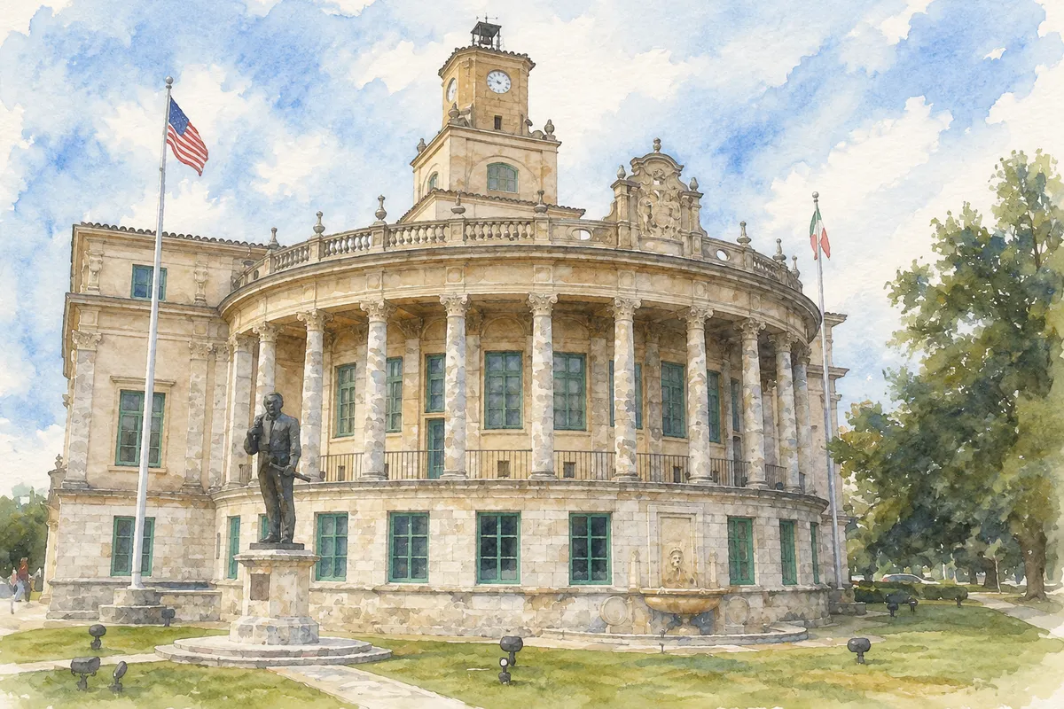 Illustration based on a photo, Coral Gables