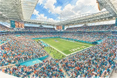 Illustration based on a photo, Miami Gardens