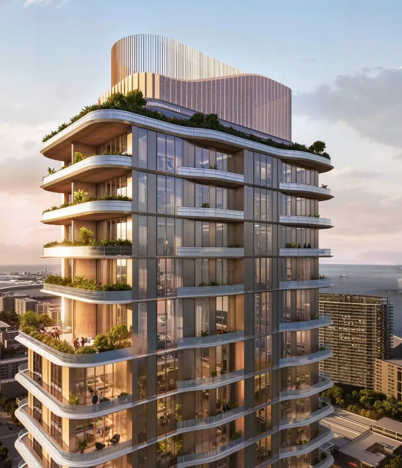 Second view of September 2026 proposed 1575 Alton Road design; not an approved or built project.