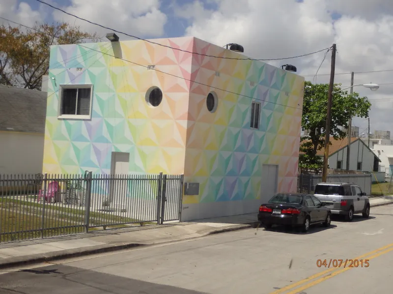 Painted wall in Wynwood, Miami