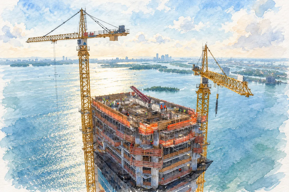 Illustration based on a photo, Edgewater