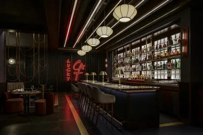 Archive January 2024 photo of original Lucky Cat Miami interior. Does not show the redesigned Steak room.