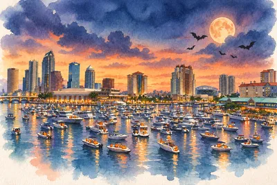 Illustration based on a photo, Miami-Dade