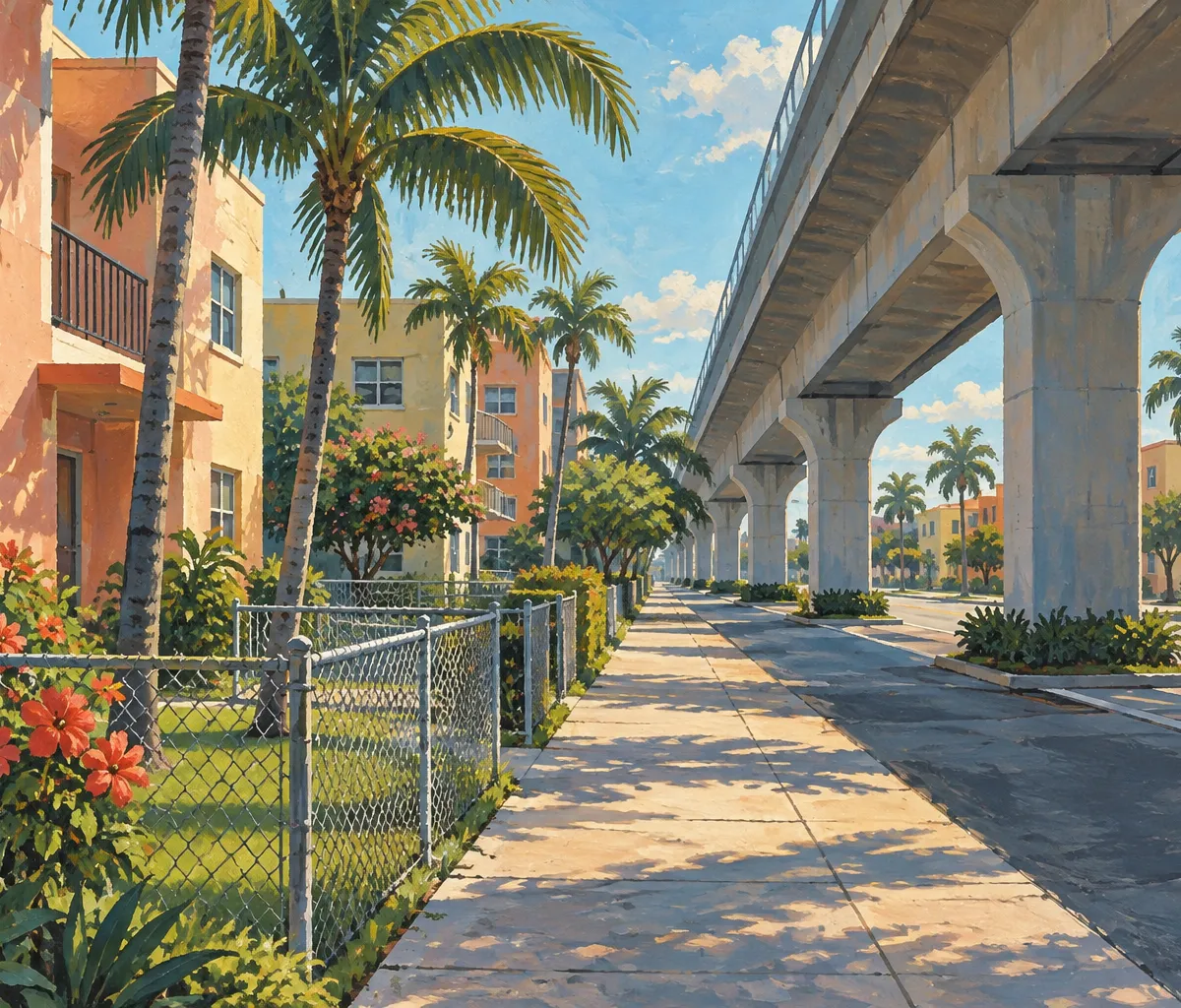 Illustration: new housing in Hialeah