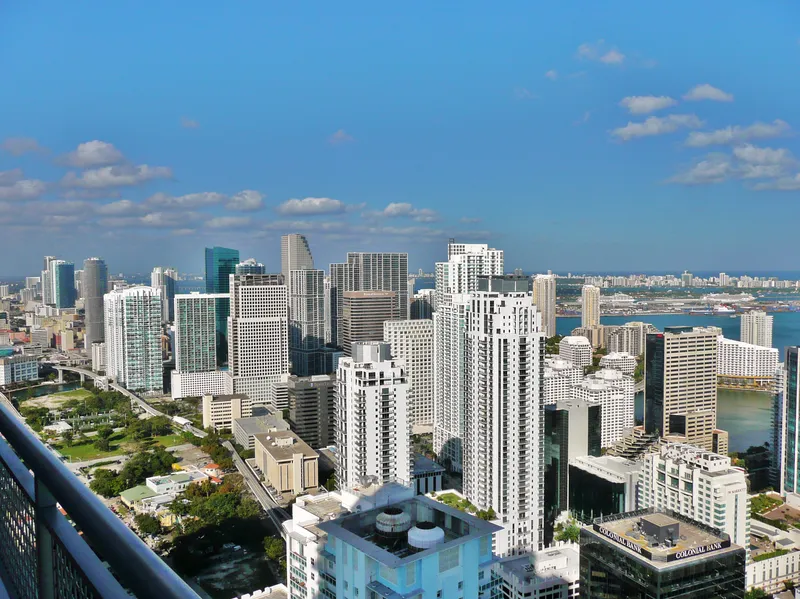 High-rise towers in northern Brickell