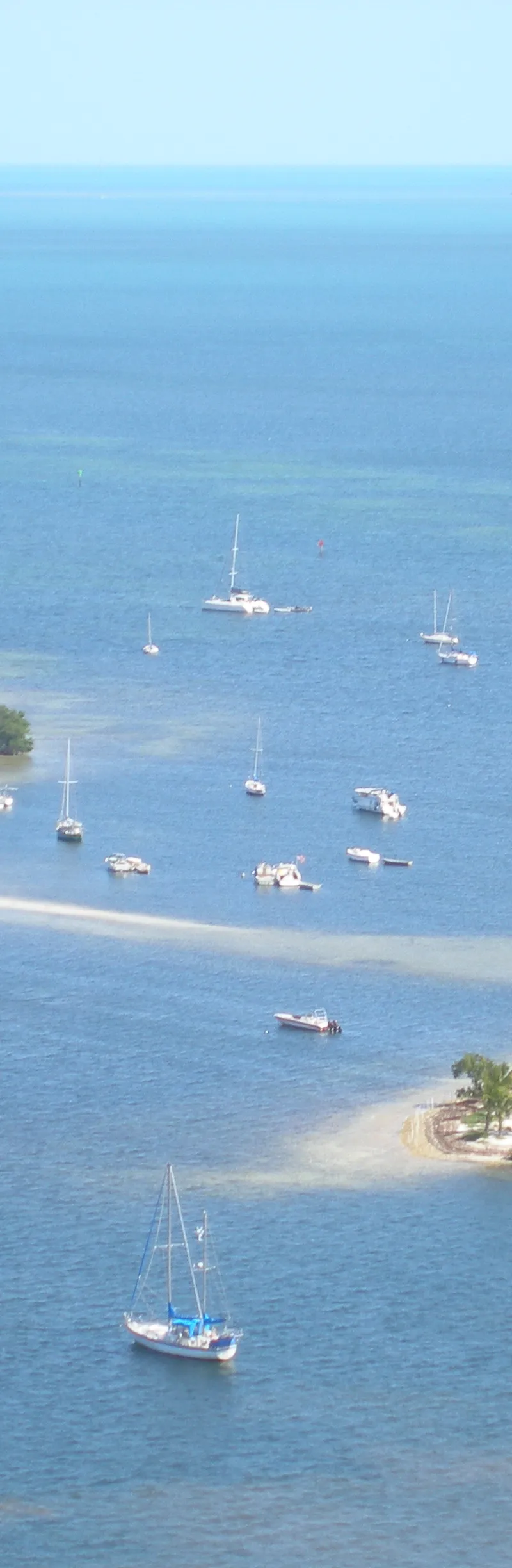 Second view of boats on Biscayne Bay from Coconut Grove Marina, March 28, 2008; illustrative archive