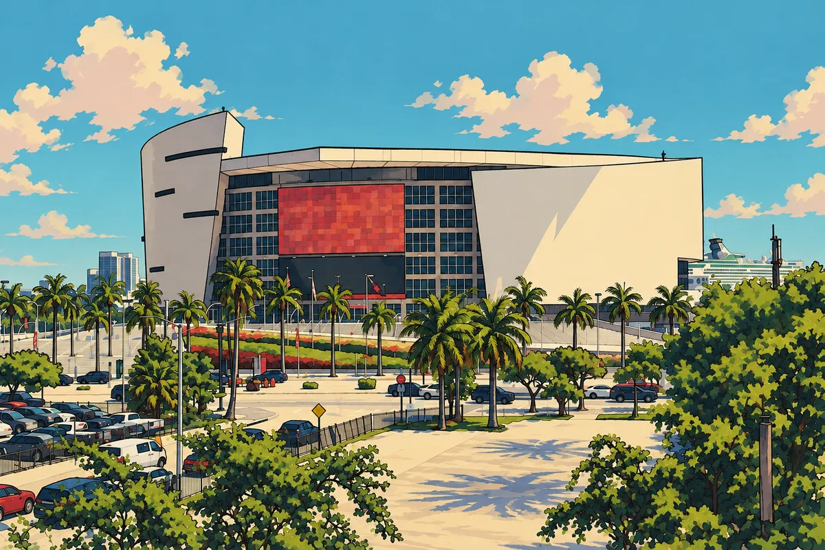 Illustration based on a photo, Miami-Dade