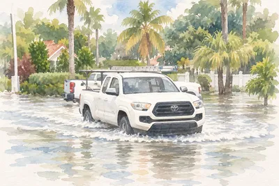 Illustration based on a photo, Miami-Dade