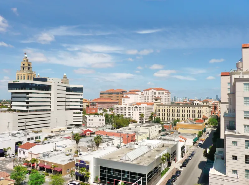 Downtown Coral Gables skyline