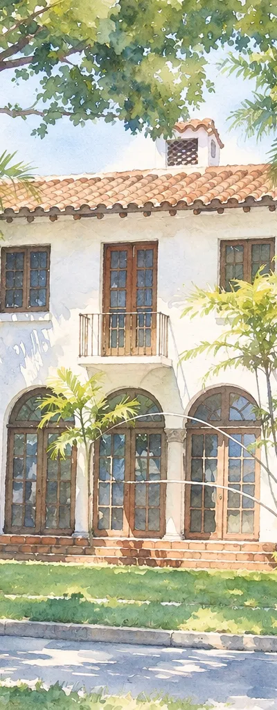 Illustration based on a photo, Miami-Dade